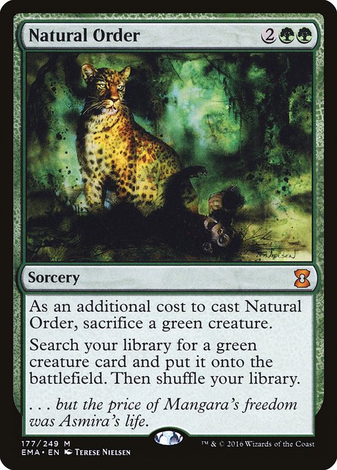Magic the Gathering Card - Natural Order - MTG Circle