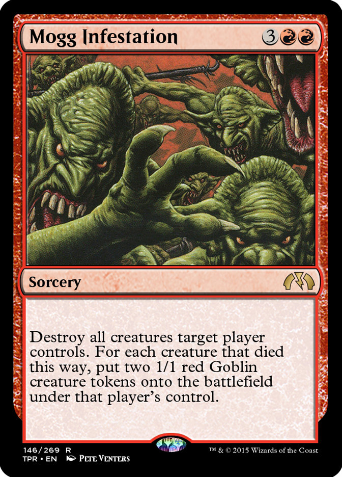 Magic the Gathering Card - Mogg Infestation - MTG Circle
