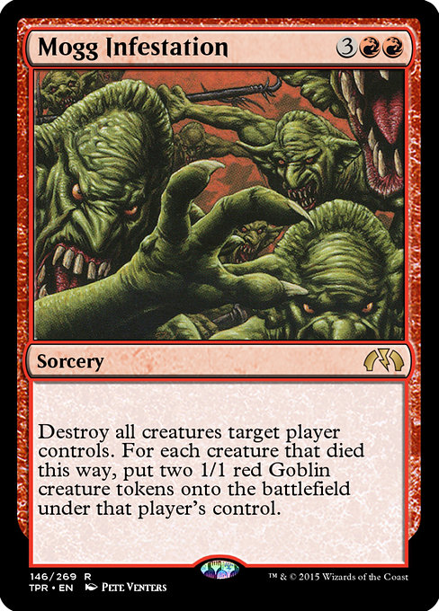 Magic the Gathering Card - Mogg Infestation - MTG Circle