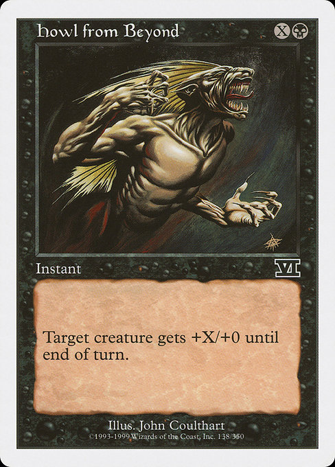 Magic the Gathering Card - Howl from Beyond - MTG Circle