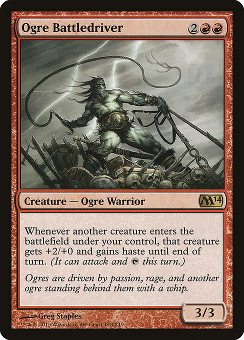 Magic the Gathering Card - Ogre Battledriver - MTG Circle