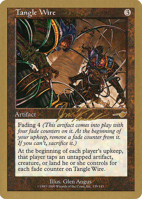 Magic the Gathering Card - Tangle Wire - MTG Circle