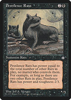 Magic the Gathering Card - Pestilence Rats - MTG Circle