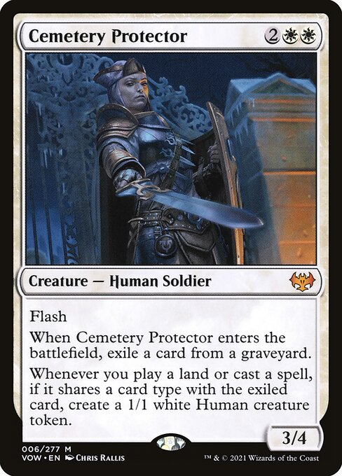 Magic the Gathering Card - Cemetery Protector - MTG Circle