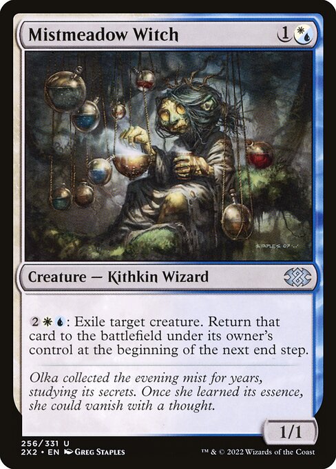 Magic the Gathering Card - Mistmeadow Witch - MTG Circle