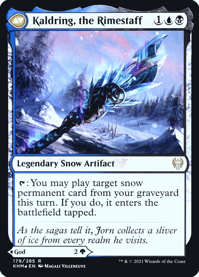Magic the Gathering Card - Kaldring, the Rimestaff - MTG Circle