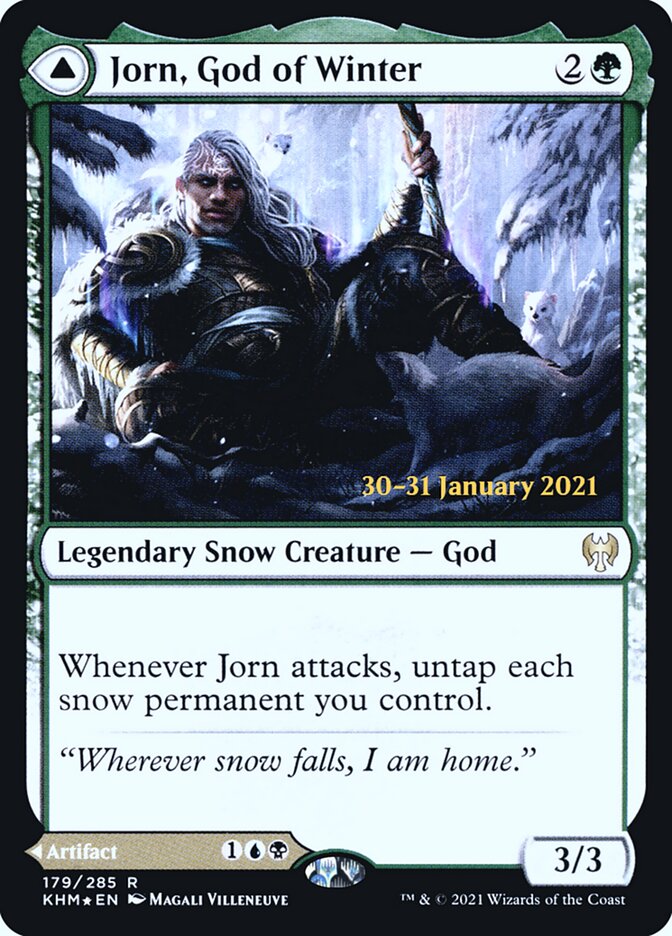 Magic the Gathering Card - Jorn, God of Winter - MTG Circle