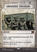 Magic the Gathering Card - Anguished Unmaking - MTG Circle