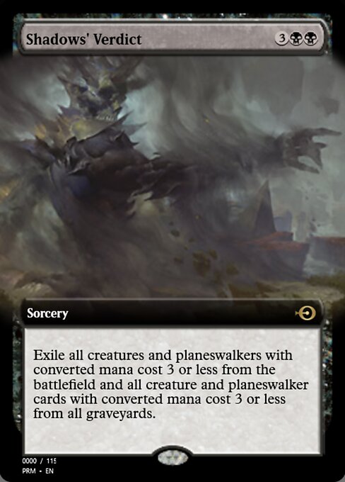 Magic the Gathering Card - Shadows' Verdict - MTG Circle
