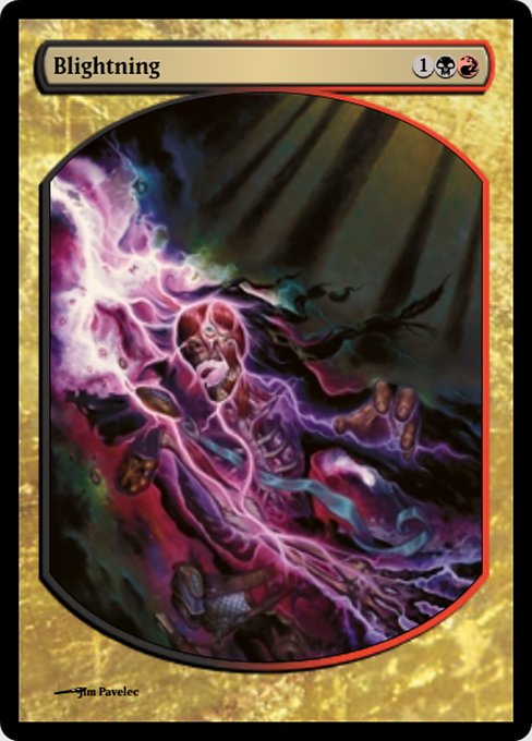 Magic the Gathering Card - Blightning - MTG Circle