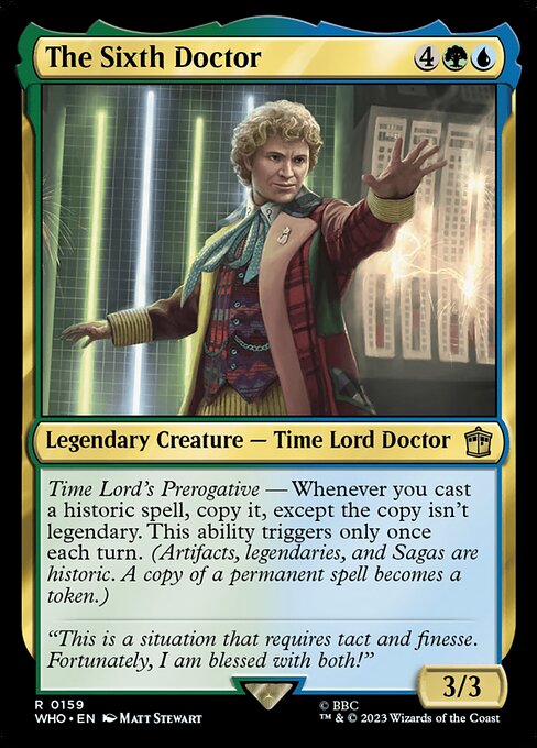Magic the Gathering Card - The Sixth Doctor - MTG Circle