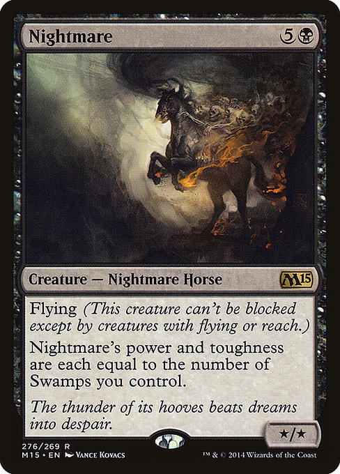 Magic the Gathering Card - Nightmare - MTG Circle