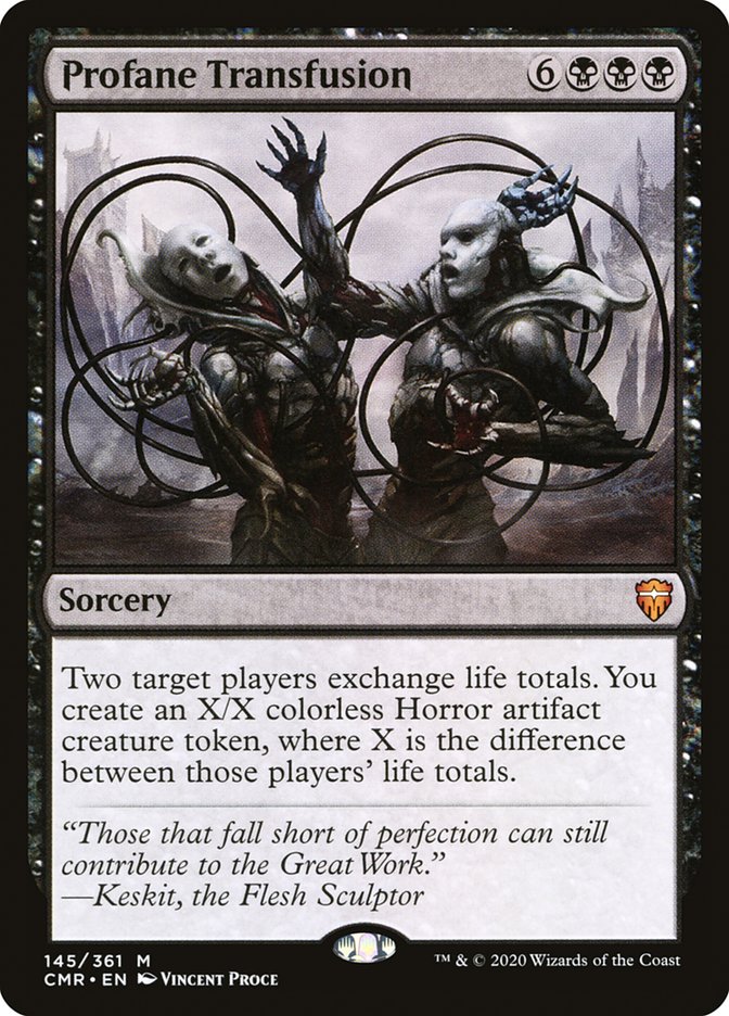 Magic the Gathering Card - Profane Transfusion - MTG Circle