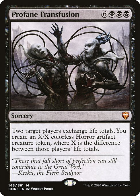 Magic the Gathering Card - Profane Transfusion - MTG Circle