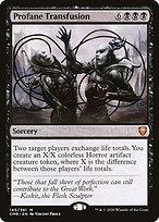 Magic the Gathering Card - Profane Transfusion - MTG Circle