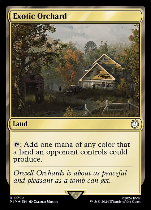 Magic the Gathering Card - Exotic Orchard - MTG Circle