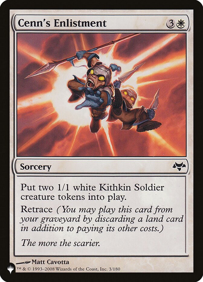 Magic the Gathering Card - Cenn's Enlistment - MTG Circle