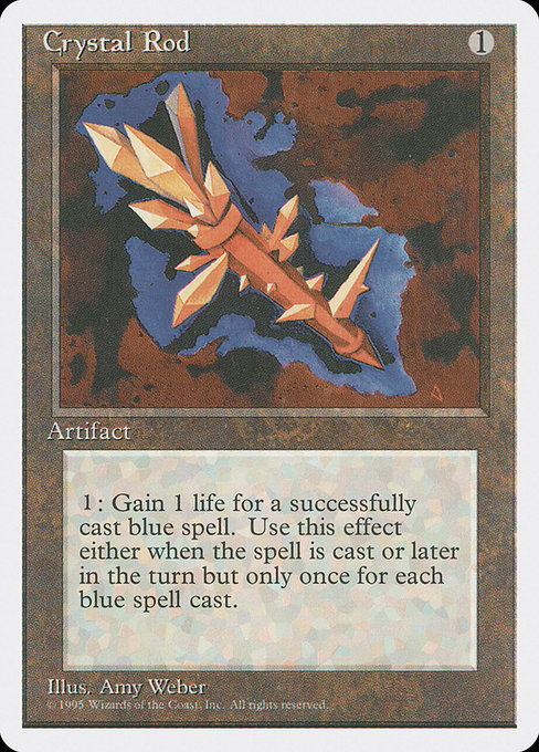Magic the Gathering Card - Crystal Rod - MTG Circle