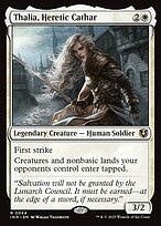 Magic the Gathering Card - Thalia, Heretic Cathar - MTG Circle