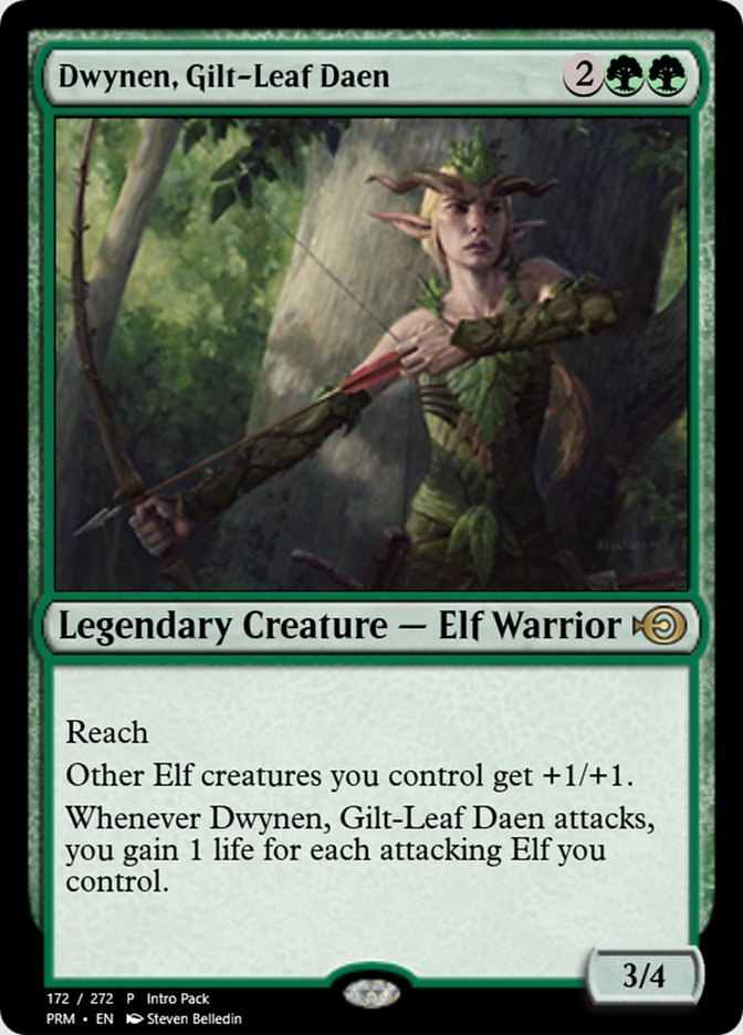 Magic the Gathering Card - Dwynen, Gilt-Leaf Daen - MTG Circle