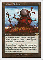 Magic the Gathering Card - Ankh of Mishra - MTG Circle