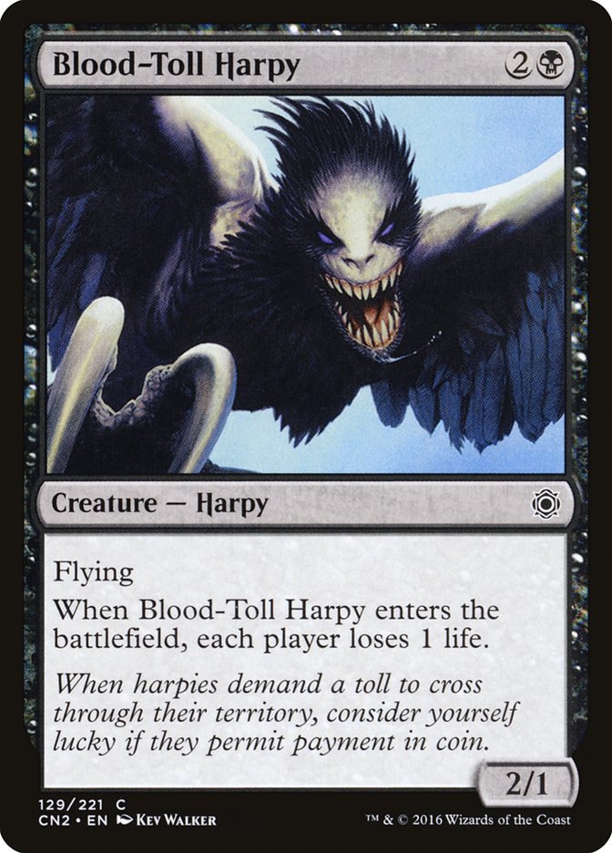 Magic the Gathering Card - Blood-Toll Harpy - MTG Circle