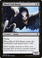 Magic the Gathering Card - Blood-Toll Harpy - MTG Circle