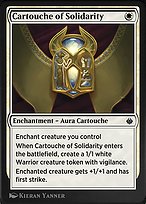 Magic the Gathering Card - Cartouche of Solidarity - MTG Circle