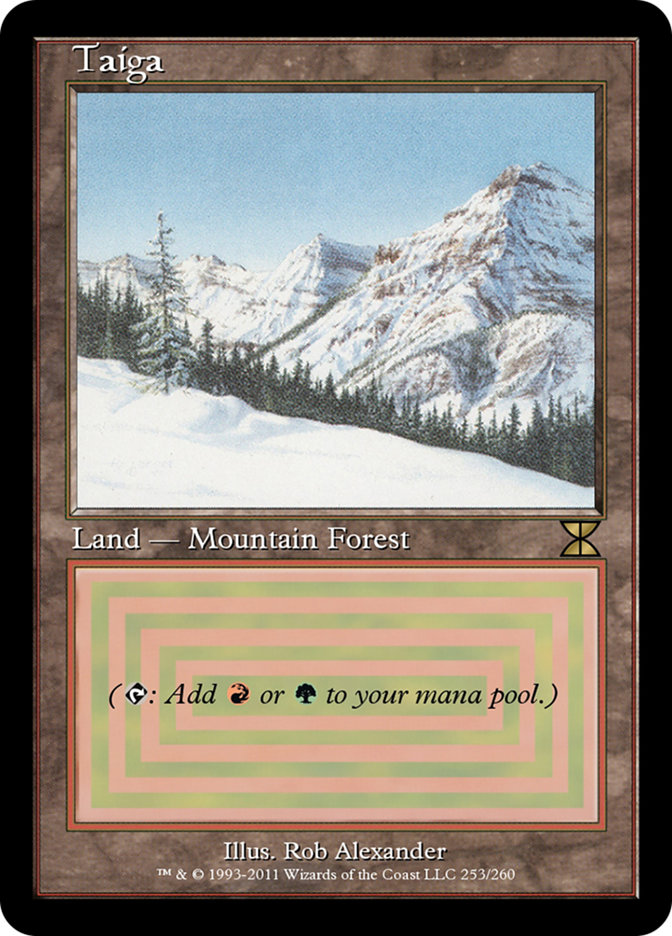 Magic the Gathering Card - Taiga - MTG Circle