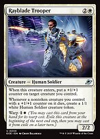Magic the Gathering Card - Rayblade Trooper - MTG Circle