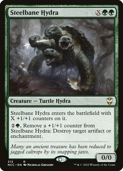 Magic the Gathering Card - Steelbane Hydra - MTG Circle
