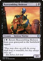 Magic the Gathering Card - Reassembling Skeleton - MTG Circle