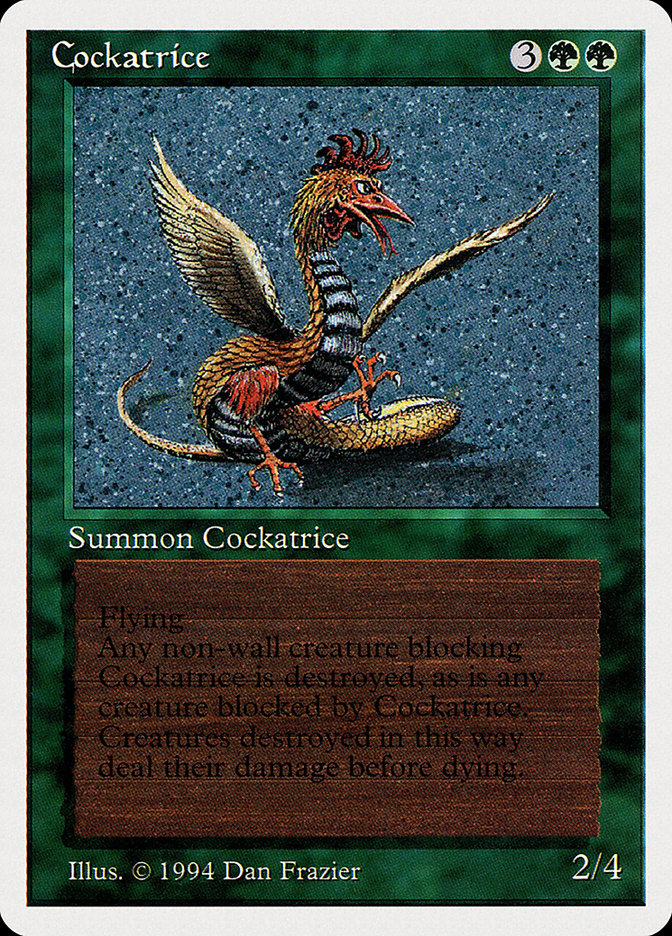Magic the Gathering Card - Cockatrice - MTG Circle