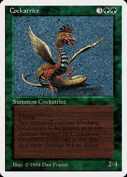Magic the Gathering Card - Cockatrice - MTG Circle