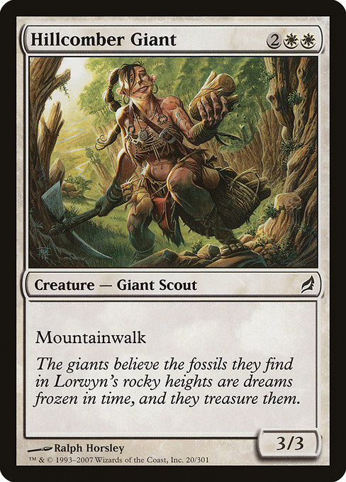 Magic the Gathering Card - Hillcomber Giant - MTG Circle