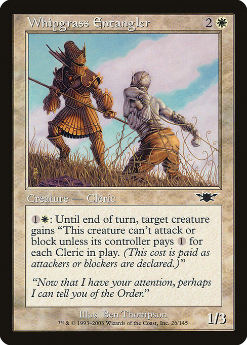 Magic the Gathering Card - Whipgrass Entangler - MTG Circle