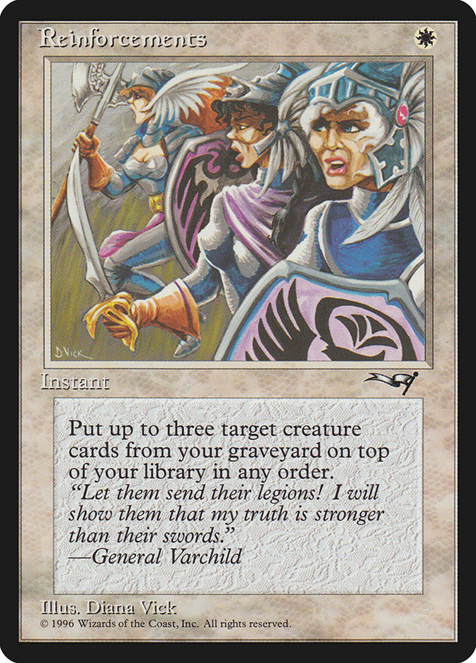 Magic the Gathering Card - Reinforcements - MTG Circle