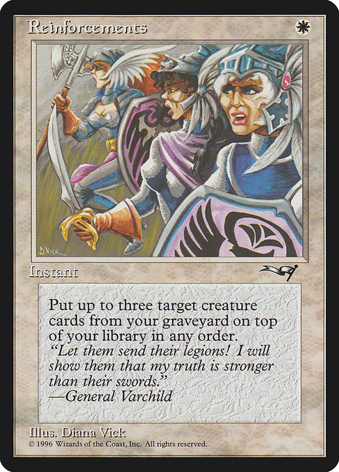 Magic the Gathering Card - Reinforcements - MTG Circle