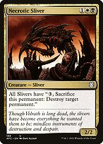 Magic the Gathering Card - Necrotic Sliver - MTG Circle