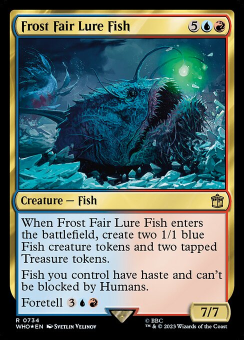 Magic the Gathering Card - Frost Fair Lure Fish - MTG Circle