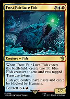 Magic the Gathering Card - Frost Fair Lure Fish - MTG Circle