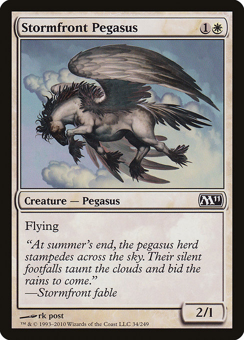Magic the Gathering Card - Stormfront Pegasus - MTG Circle