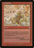 Magic the Gathering Card - Landslide - MTG Circle