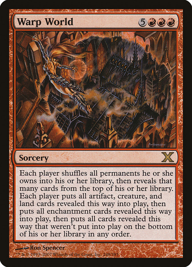 Magic the Gathering Card - Warp World - MTG Circle
