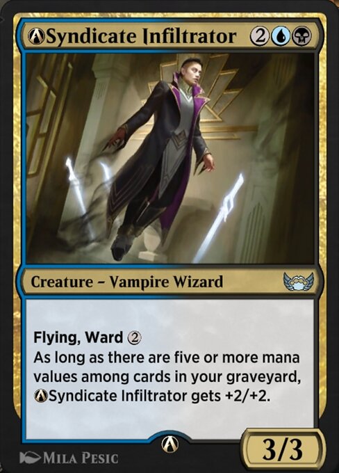 Magic the Gathering Card - A-Syndicate Infiltrator - MTG Circle