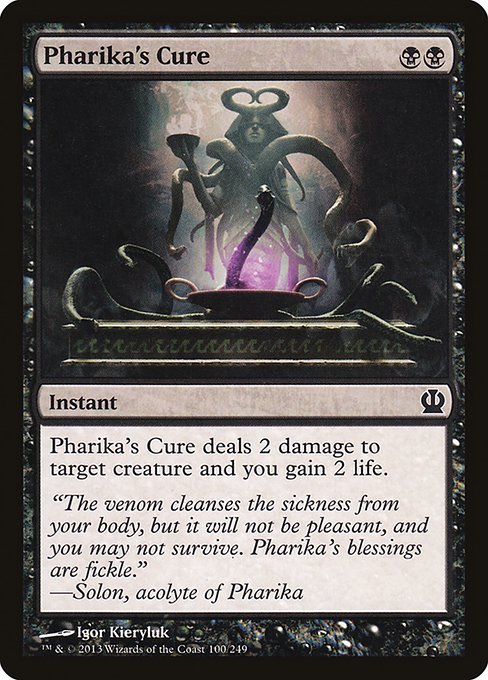 Magic the Gathering Card - Pharika's Cure - MTG Circle