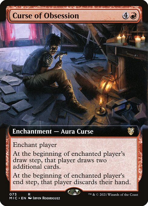Magic the Gathering Card - Curse of Obsession - MTG Circle