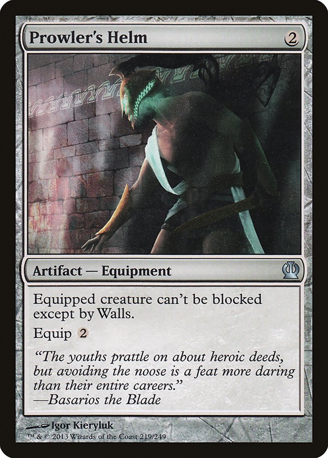 Magic the Gathering Card - Prowler's Helm - MTG Circle