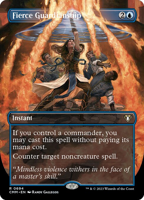 Magic the Gathering Card - Fierce Guardianship - MTG Circle