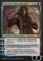 Magic the Gathering Card - Tezzeret the Schemer - MTG Circle